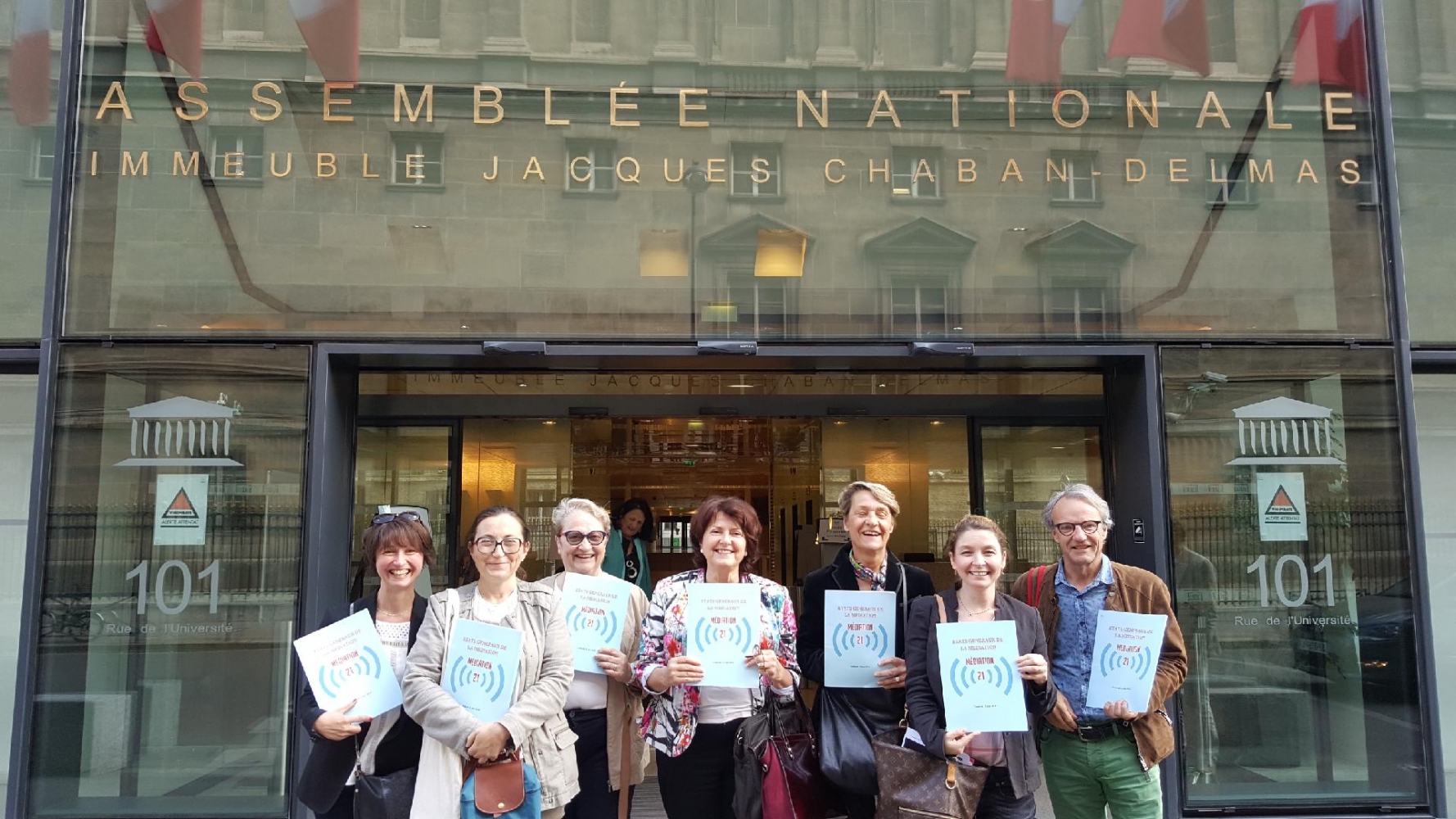 La SCP DELRAN est présente aux Etats Généraux de la Médiation à l'Assemblée Nationale à Paris avec l'association Médiation 30